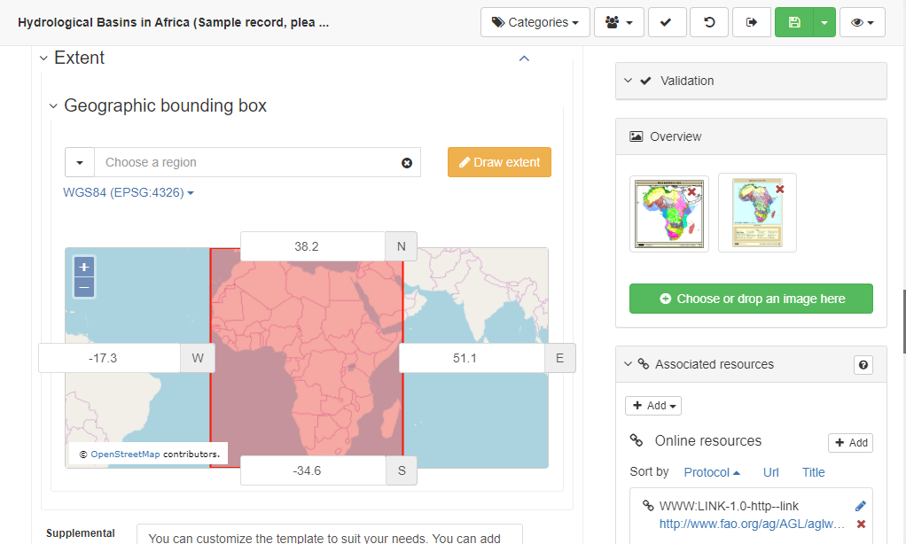 geonetwork spatial metadata