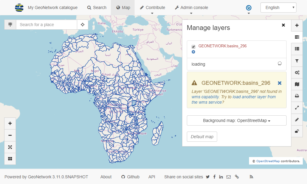 geonetwork spatial metadata